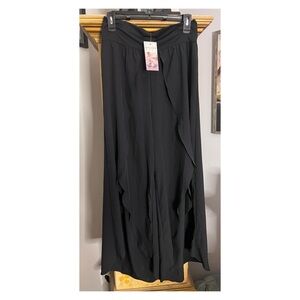 Halara NWT Elegant Black Women's Wide-Leg Pants